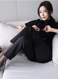 Wang Xinyao Yanni - NO.012 Buy watermark free black suit with pants, Gao Qilan(42)
